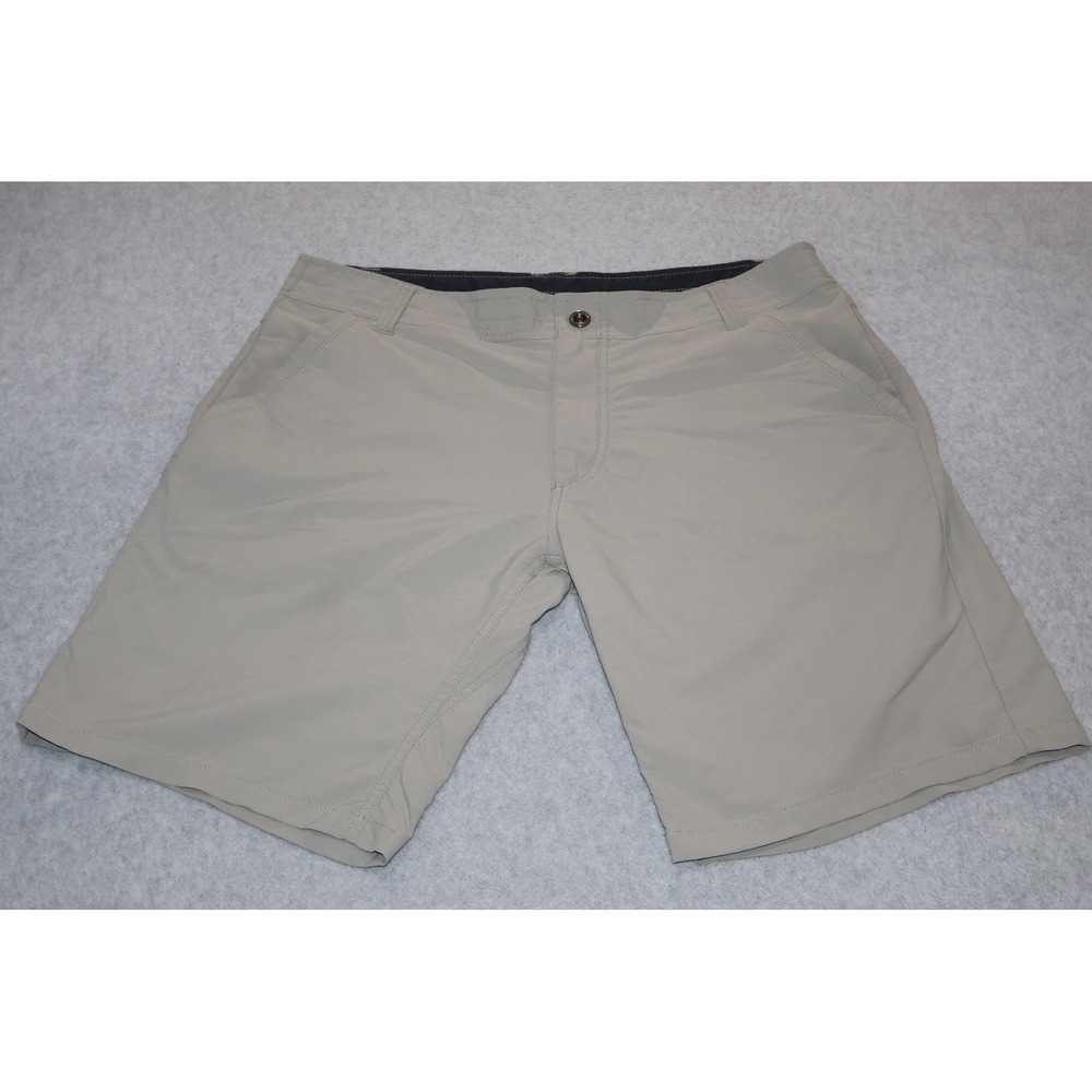 KUHL Shorts Mens 36 Gray Hiking Outdoor Performance Stretch Nylon Polyester